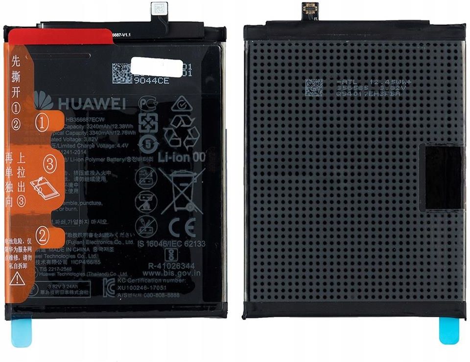 Batería De Repuesto HB356687ECW Para Huawei Mate SE, Mate 10 Lite, P30 Lite, Honor 7X, Nova 2 Plus/2S - 3240 MAh, Con Kit De Herramientas