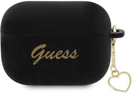 Guess Silicone Heart Charm Etui Airpods Pro 2 (C