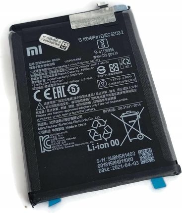 Xiaomi Org Nowa bateria BN5A do Redmi Note 10 5G