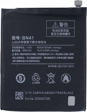 Mobilepart Świeżej Produkcji Bateria Xiaomi Redmi Note 4 BN41