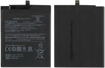 Xiaomi Nowa Bateria BN37 Redmi 6