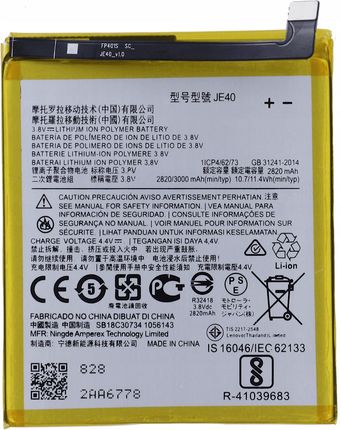 Mobilepart Świeżej Produkcji Bateria Motorola One XT1941 JE40