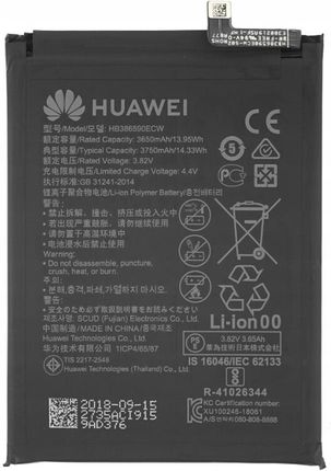 HUAWEI Bateria Honor 8X 9X Lite HB386590ECW 3750mA