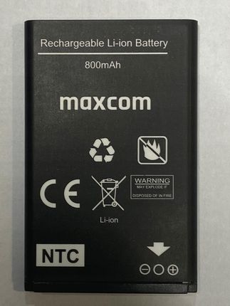 Maxcom Nowa Oryginalna Bateria MM135 800mAh z Ntc