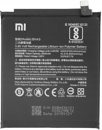 Xiaomi Bateria BN43 Do Redmi Note 4 4X 4100mAh