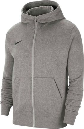Bluza dla dzieci Nike Park 20 Fleece Full-Zip Hoodie jasnoszara CW6891 063