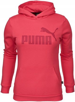 Bluza dla dzieci Puma ESS Logo Hoodie FL czerwona 587031 35