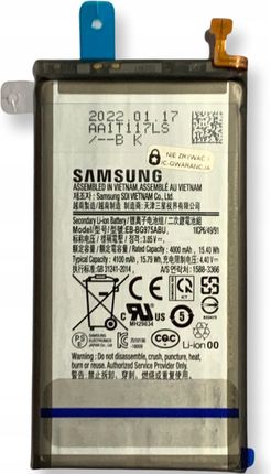 Samsung Bateria Oryg Galaxy S10 Plus z wymianą Ldz