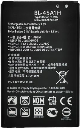 LG Nowa Bateria BL-45A1H K10 K430 K420N