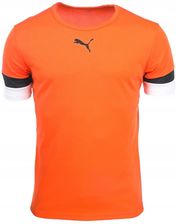 Koszulka dla dzieci Puma teamRISE Jersey Jr pomarańczowa 704938 08