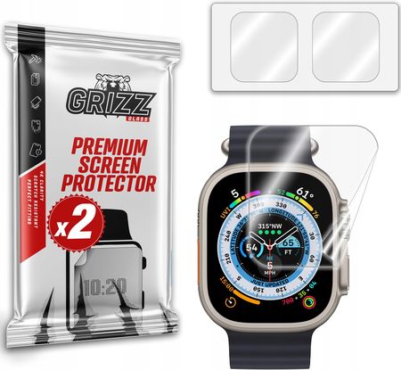 Grizz Glass 2-PAK Folia Ceramiczna do Apple Watch Ultra