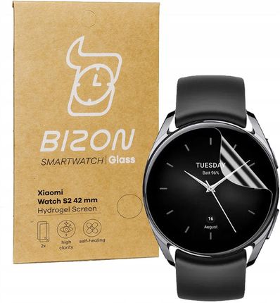 Bizon 2x Folia na ekran do Xiaomi Watch S2 42 mm
