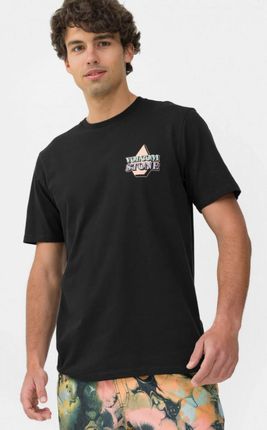 Męski t-shirt z nadrukiem Volcom Mind Invasion - czarny