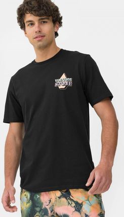 Męski t-shirt z nadrukiem Volcom Mind Invasion - czarny