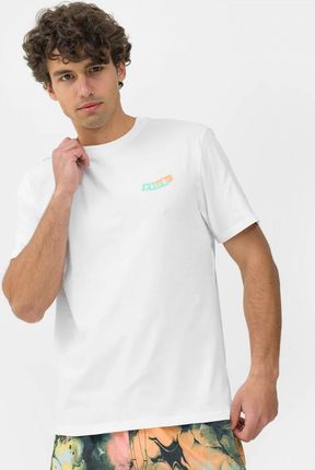 Męski t-shirt z nadrukiem Volcom Aquapistol - biały