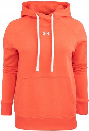 Bluza damska Under Armour Rival Fleece HB Hoodie pomarańczowa 1356317 877