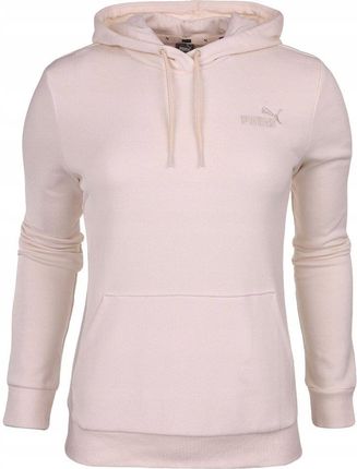 Bluza damska Puma ESS+ Embroidery Hoodie TR biała 848332 99