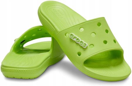 Klapki Crocs Classic Slide zielone 206121 3UH