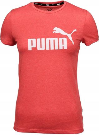 Koszulka damska Puma ESS Logo Heather Tee czerwona 586876 23
