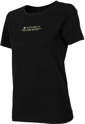 Koszulka damska 4F głęboka czerń H4Z22 TSD019 20S