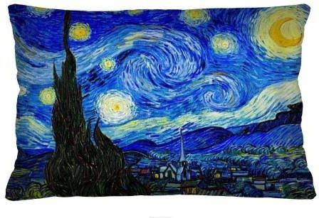 Bertoni Poduszka Elegance Print Gwiaździsta Noc (Van Gogh) 40 X 60cm (ART03)