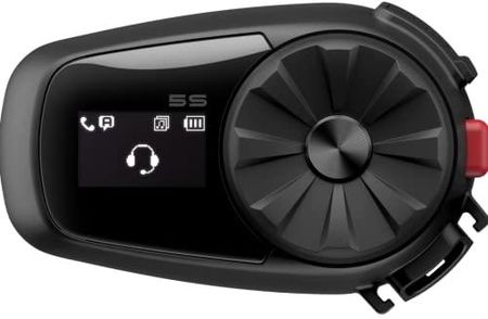 Sena 5S Motorcyclye system komunikacji Bluetooth, czarny, pojedynczy pakiet (2022)