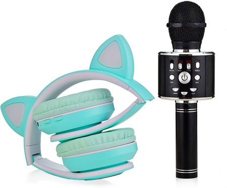 Webski Mikrofon do Karaoke z głośnikiem Bluetooth