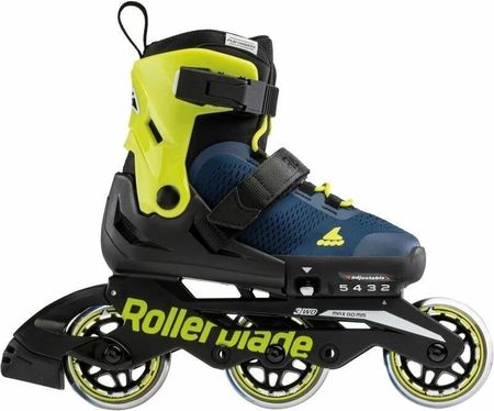 Rollerblade Microblade 3Wd Inline Jr Blue Royal Lime