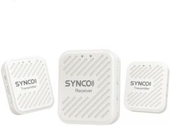 Synco G1 A2 White Bezprzewodowy System Mikrofonowy 2 4 Ghz 2 Odbiorniki (WAIRG1A2W)