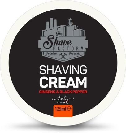 The Shave Factory Krem Do Golenia Ginseng & Black Pepper Shaving Cream 125ml