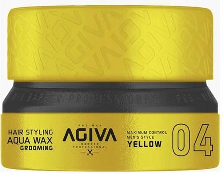 Agiva Wosk Do Włosów Hair Aqua Wax Grooming 04 Yellow 155Ml