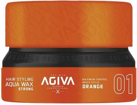 Agiva Wosk Do Włosów Hair Aqua Wax Strong 01 Orange 155Ml
