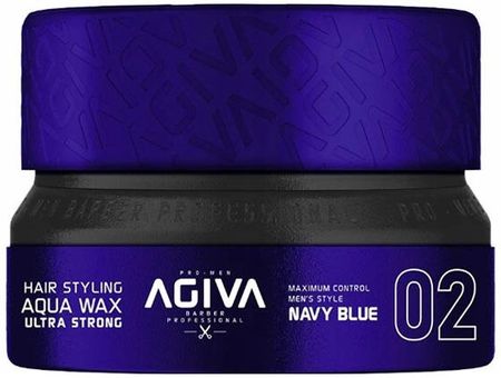 Agiva Wosk Do Włosów Hair Aqua Wax Ultra Strong 02 Navy Blu 155Ml