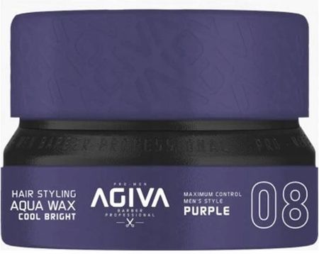 Agiva Żel Do Włosów Hair Aqua Wax Cool Bright 08 Purple 155Ml