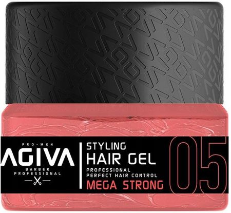 Agiva Żel Do Stylizacji Włosów Hair Gel Mega Strong 05 700Ml Red