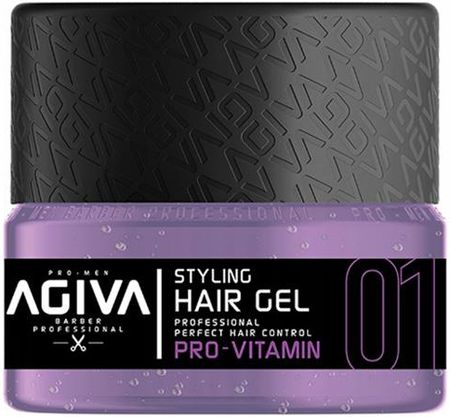 Agiva Żel Do Włosów Hair Gel Pro-Vitamin 200Ml Fiolet