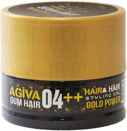 Agiva Żel Do Stylizacji Włosów Hair Gum Gel Gold Power 04++ 200Ml