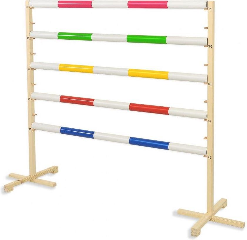Obstacle Hobby Horse 120cm – Barre 50mm – Réglable 40-120cm – Vert – Entraînement Saut