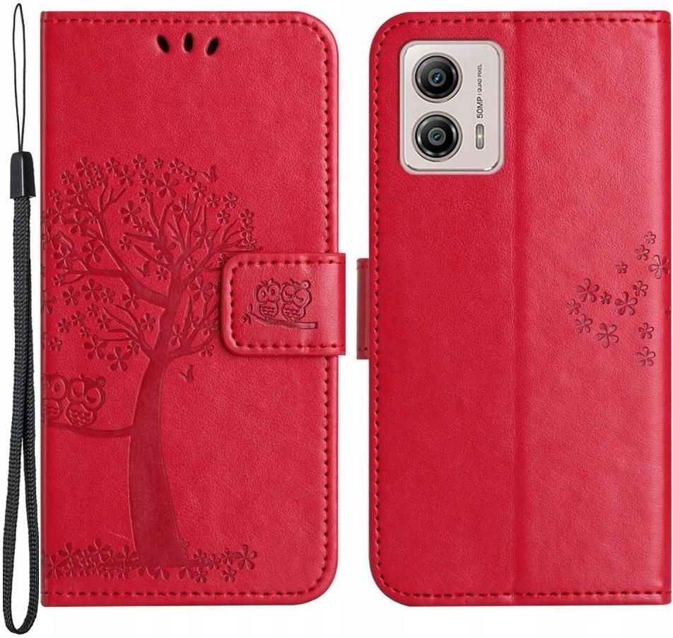 Custodia Portafoglio In Pelle PU Per Motorola Moto G13 / G23 / G53 - Con Slot Carte E Portamonete, Funzione Stand