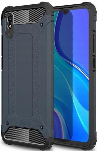 Pskom Etui Pancerne Armor Do Xiaomi Redmi 9a Szkło Etui Na Telefon