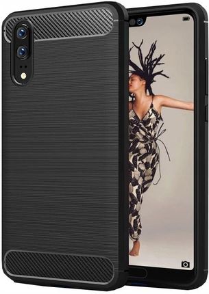 Itel Etui Do Huawei P20 Carbon Case Slim+Szkło