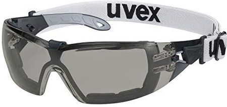 Uvex Pheos Guard Okulary Ochronne Supravision Extreme Przyciemniane/Czarno Szare