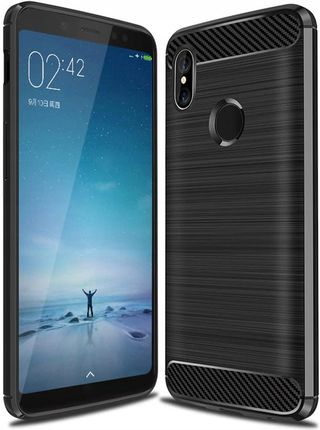 Itel Etui Do Xiaomi Mi Max 3 Bumper Carbon Case+Szkło