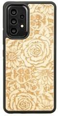 Bewood Drewniane Etui Na Samsung Galaxy A53 5G Róże Case