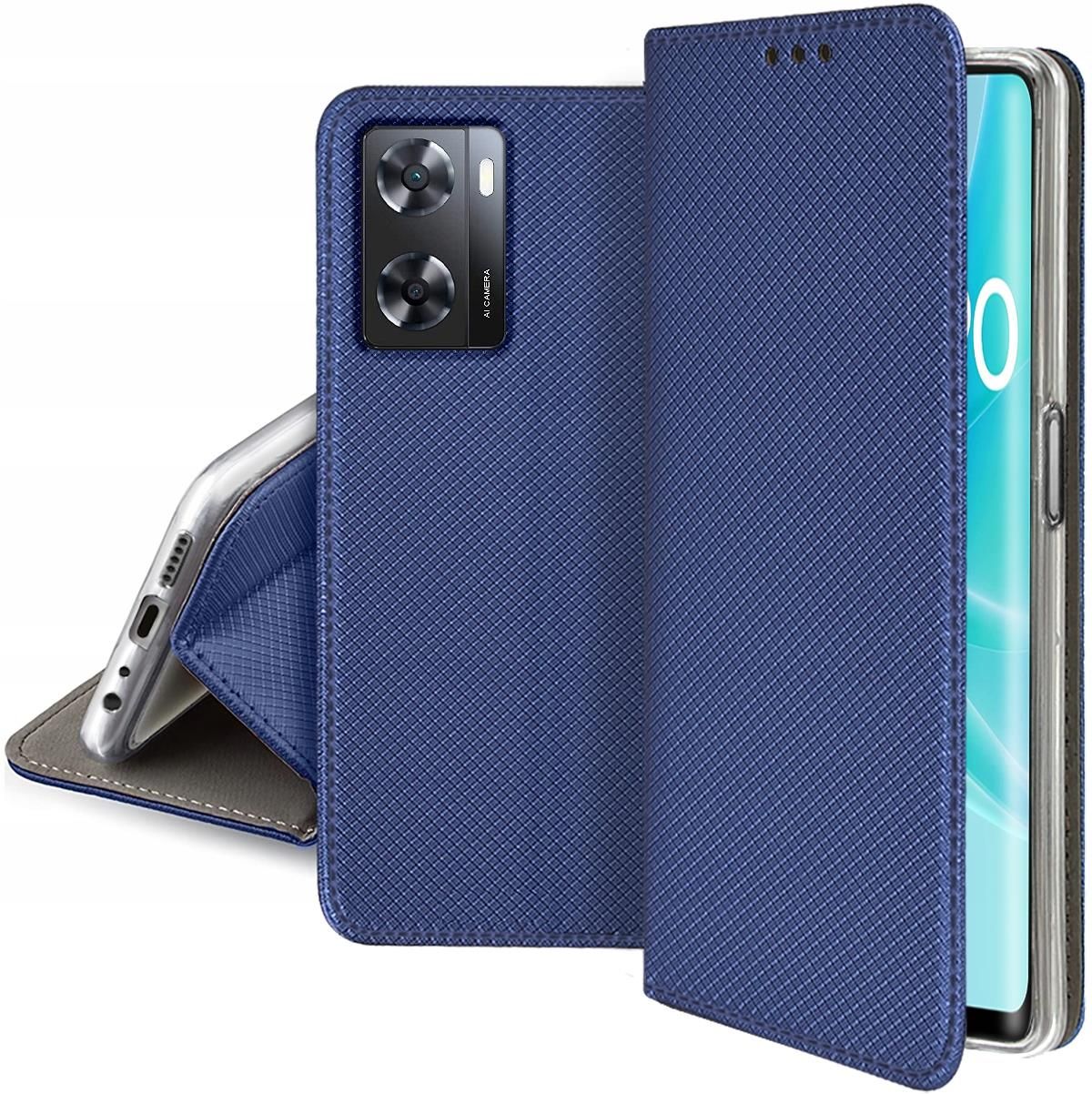 Custodia Portafoglio Con Fiori Per OPPO A57s / A57 4G - Cover In PU Con Magnetica, Slot Carte E Supporto