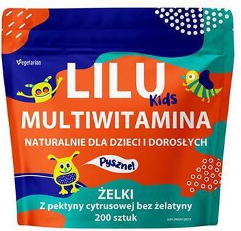 Myvita Lilu Kids Multiwitamina Żelki Dla Dzieci I Dorosłych 200szt.