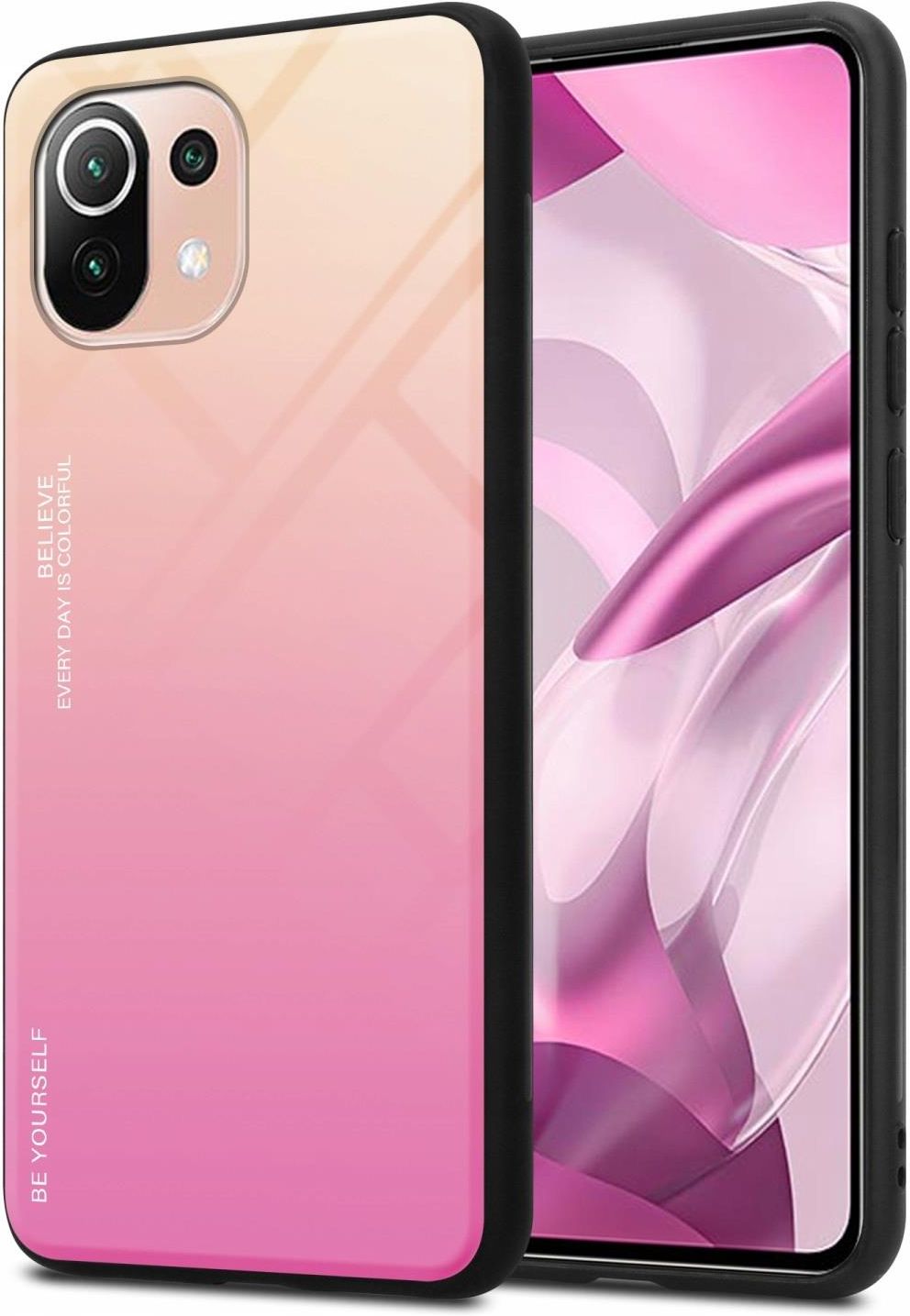 Cadorabo Case Compatible with Xiaomi Mi 11 LITE (4G / 5G) / 11 LITE NE in Fully Transparent - Shockproof and Scratch Resistant TPU Silicone Cover