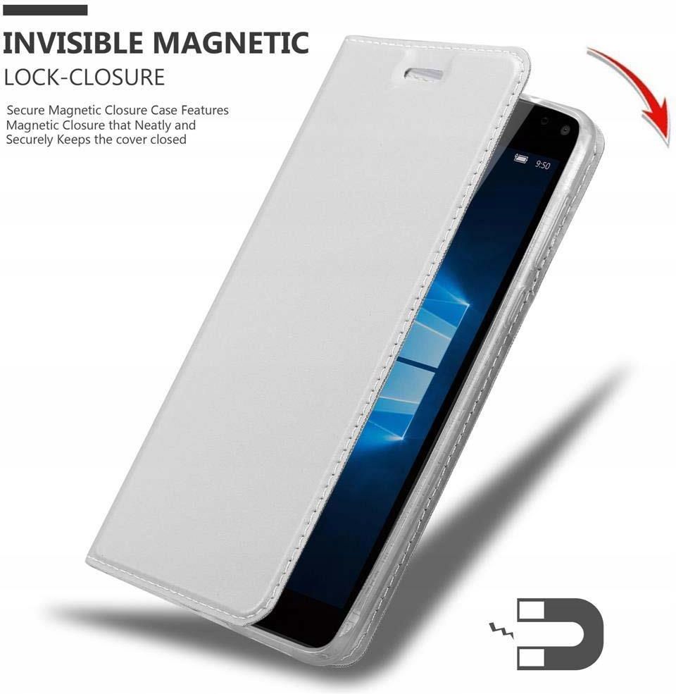 Custodia Cadorabo A Libro Per Nokia Lumia 950, Nero E Marrone, Con Slot Per Carte, Funzione Stand E Chiusura Magnetica