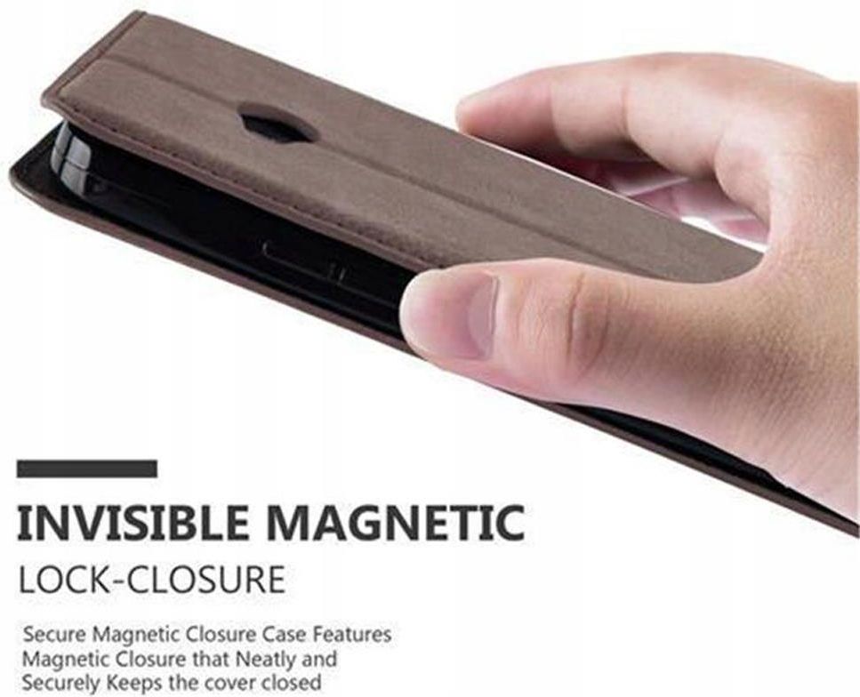 Custodia Cadorabo Flip Per Nokia Lumia 640 - Pelle Finta Rossa Mela Con Chiusura Magnetica - Protezione Totale