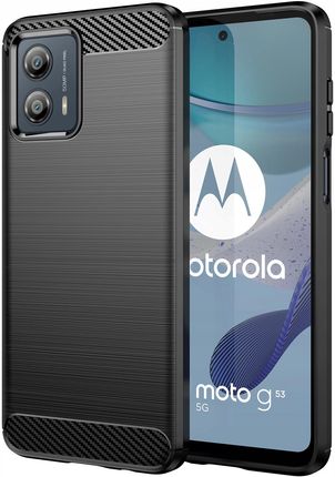 Case Etui Do Motorola Moto G53 5G Karbon Szkło